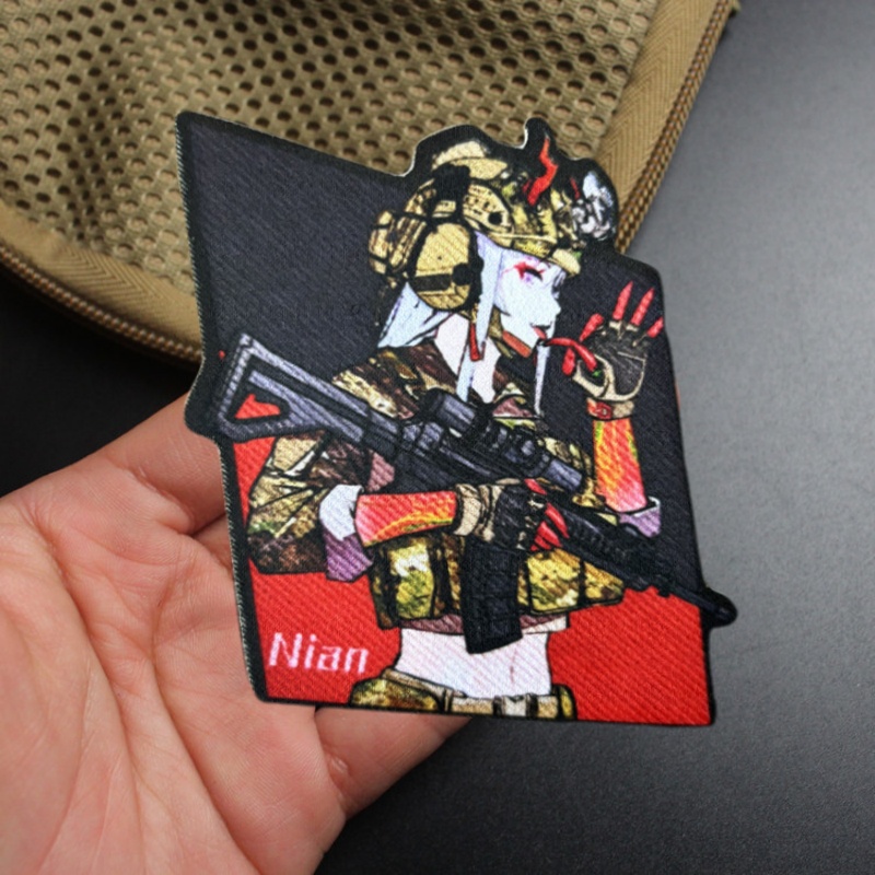 Urban Backpack Tactical - Tactical Girl with Gun Morale Badge