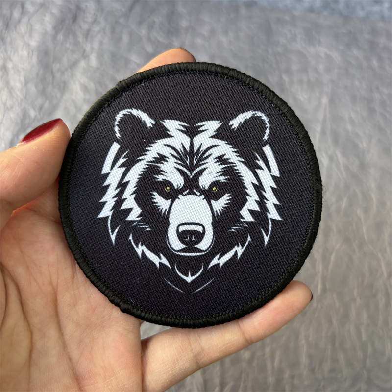 Urban Backpack Tactical - Black Bear Printed Patch on Clothes