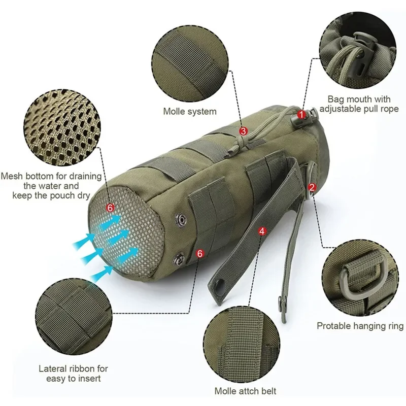 Chiến Thuật Molle Túi Đựng Bìn - đánh giá và giá Hydration Pack Outdoor