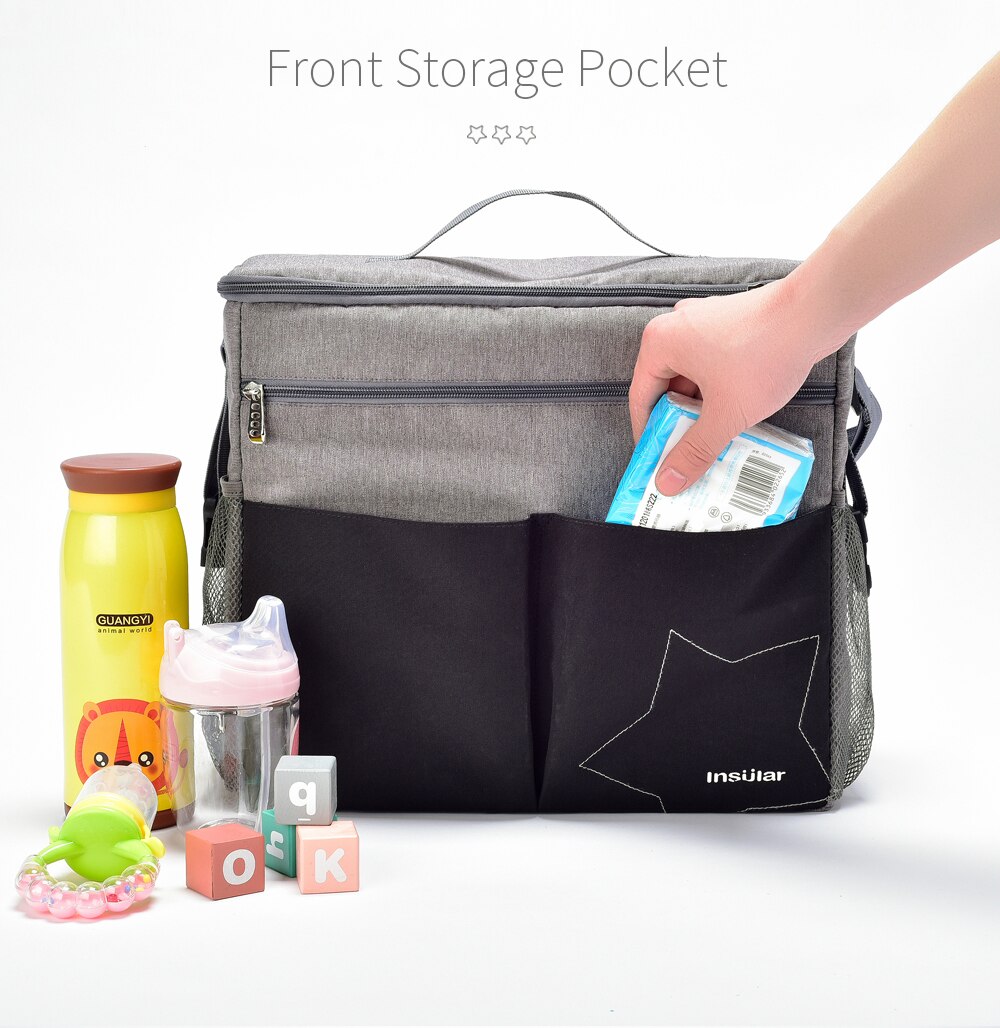 Insular Large Capacity Baby Di - đánh giá và giá Backpack Diaper Bag