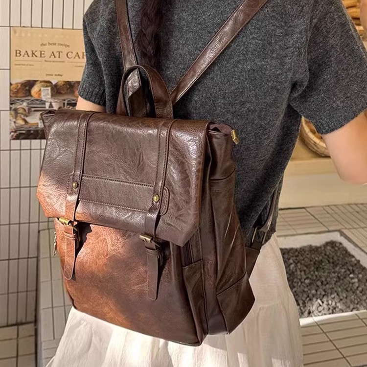 Women Casual Backpack PU Leath - đánh giá và giá Leather Backpack Vintage