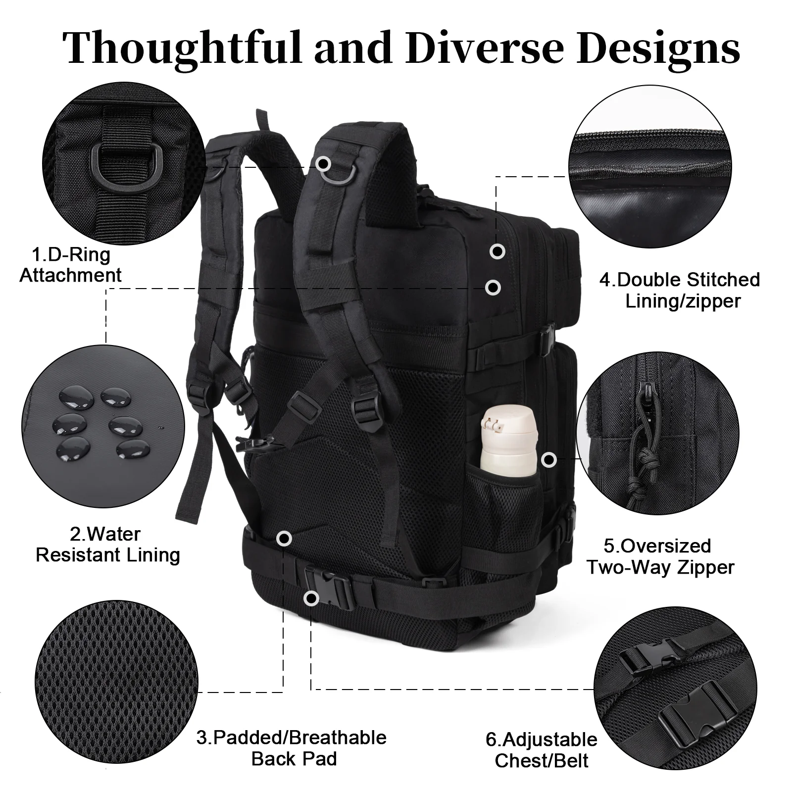 60L Army Military Tactical Bac - đánh giá và giá Urban Backpack Tactical
