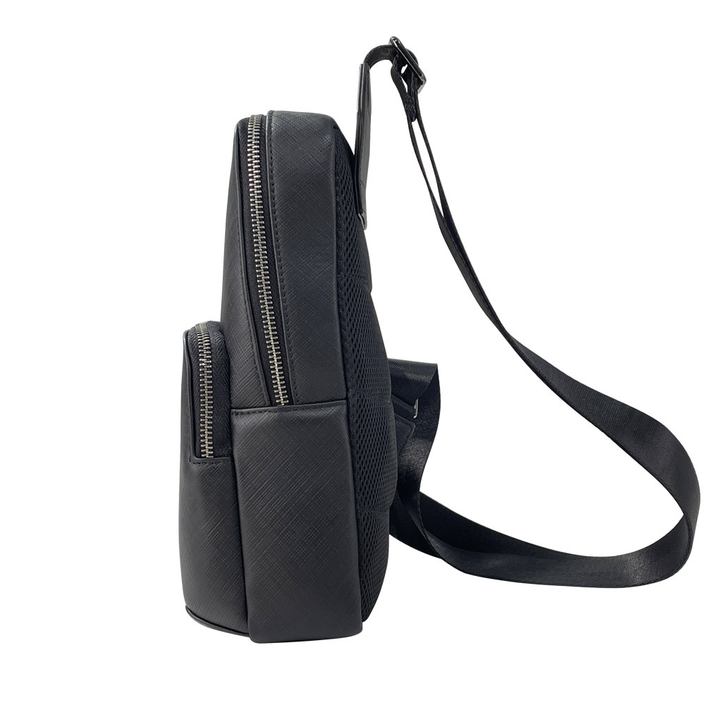 Fashion Design Black Men's Sli - đánh giá và giá Leather Backpack Vintage