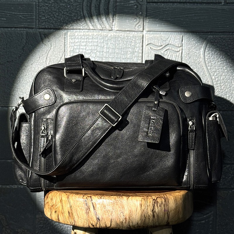 Vintage vegetable tanned leath - đánh giá và giá Canvas Backpack Casual