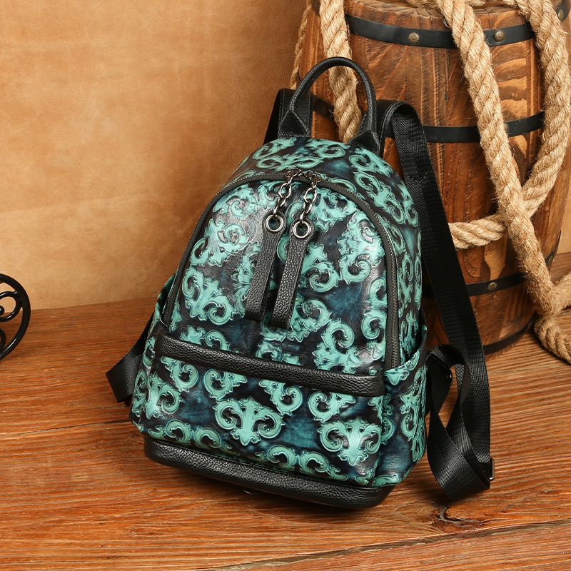 Johnature Da Thật Chính Hãng D - đánh giá và giá Leather Backpack Vintage