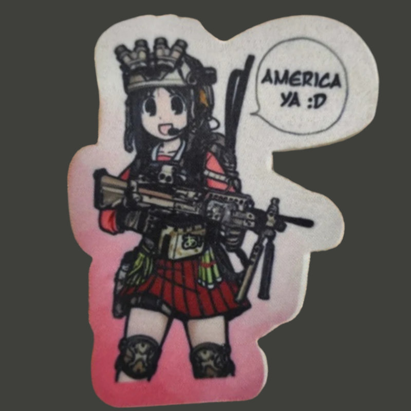 Anime Girl Tactical Patch Mili - đánh giá và giá Rucksack Military Style