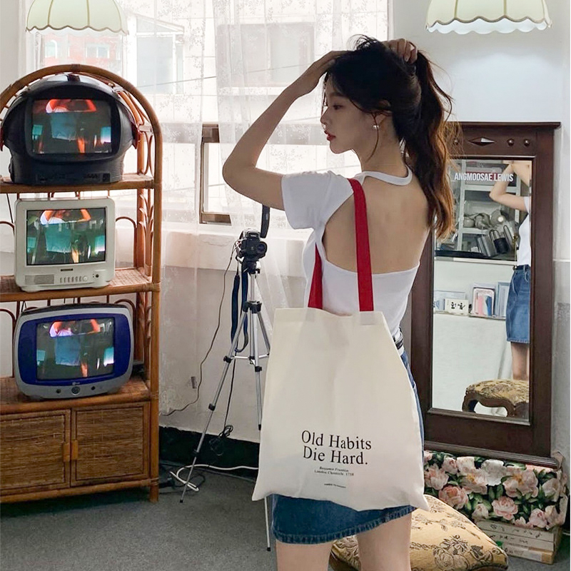 Simple Letter Large-capacity S - đánh giá và giá Canvas Backpack Casual