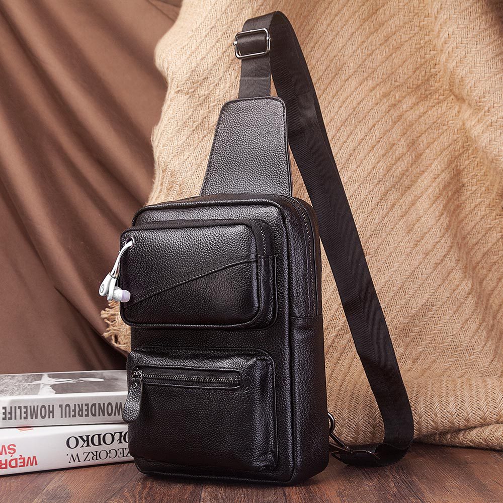 Fashion Multifunction Chest Ba - đánh giá và giá Leather Backpack Vintage